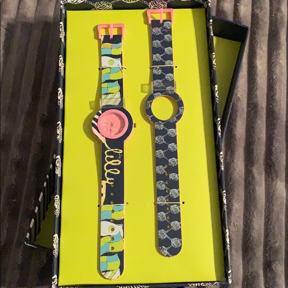 NWOT Lily Pulitzer Interchangeable Watch Set - Picture 4 of 12